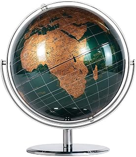 10 Inch Diameter 720° Rotating Earth Geo Globe Vintage Antique...(C)