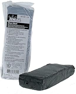 Ideal Industries, Duct Seal, Material: Calcium Carbonate/Magnesium Aluminum Silicate, Dimensions: 1 Pound Block, Color: Gray, Qty: 1 Block