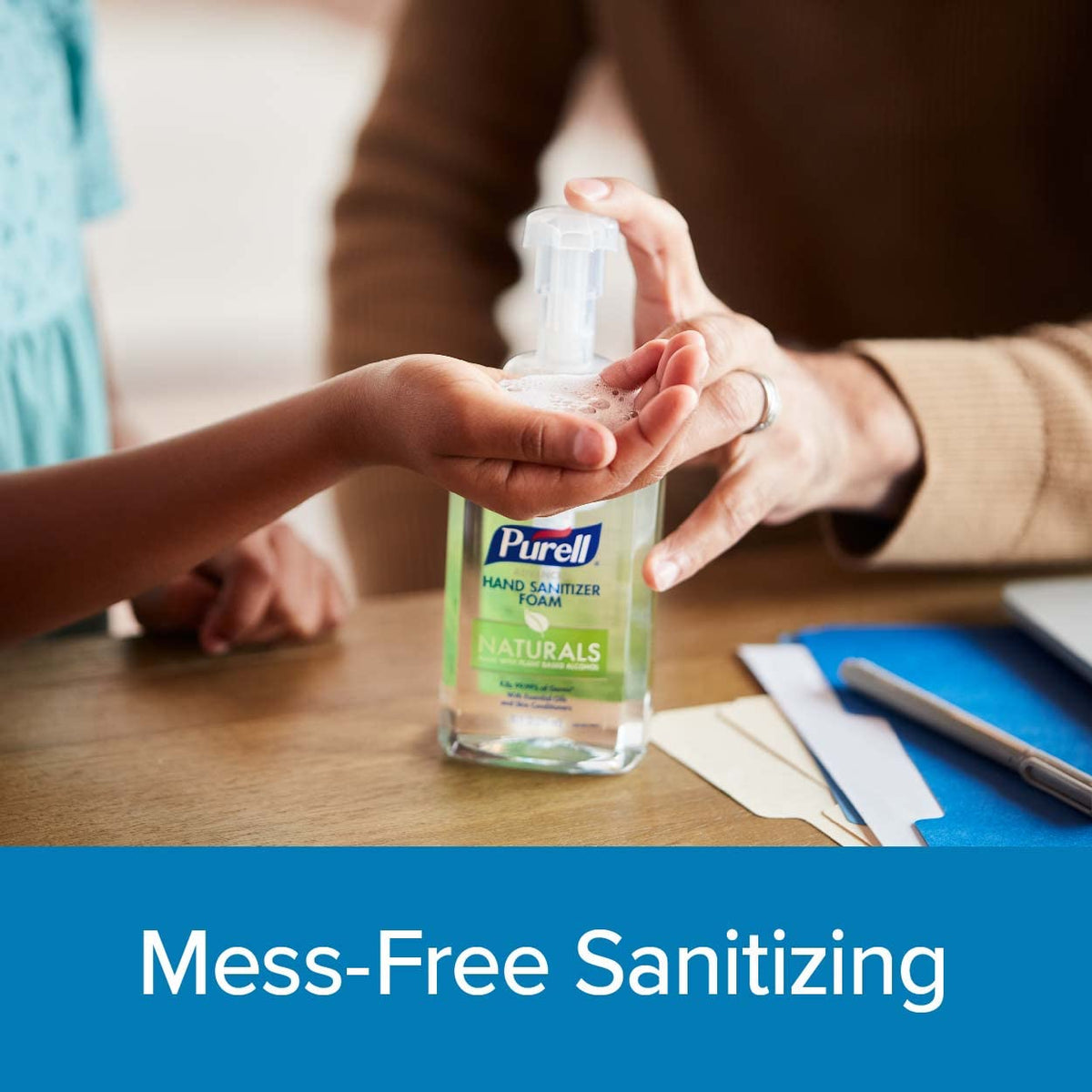Naturals Hand Sanitizer Foam by Purell – 10 Fl Oz (Pack of 3), clear, Pack of 3, Model 3001-06-EC