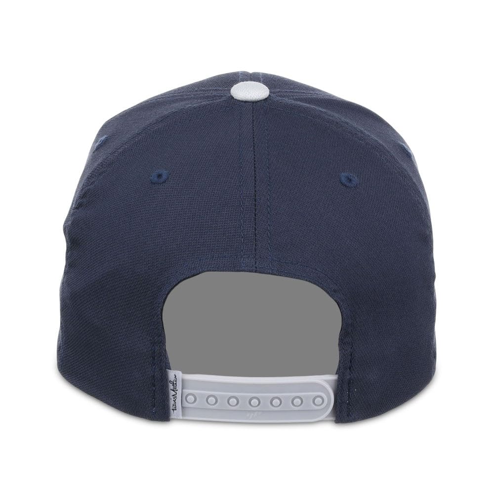 Skipper Adjustable Snapback Hat Navy/Gry by TravisMathew – Navy/Grey