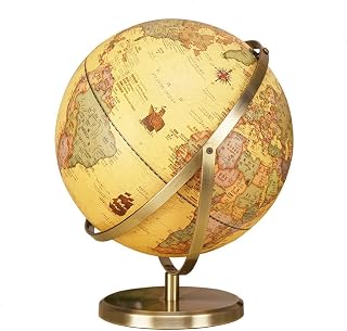 720° Rotating Glowing Globe with Metal Base Adult Kids Globe...(32cm)