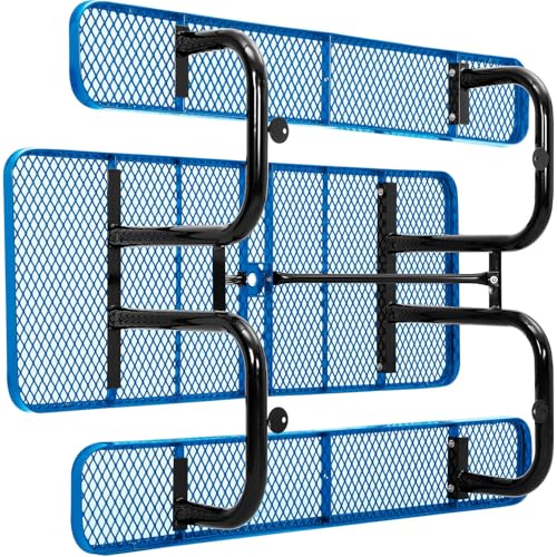 Global Industrial Blue / 74 inches x 62 inches x 29.5 inches / Industrial Picnic Tables