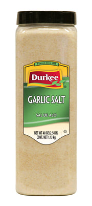 Garlic Salt - 40 oz. container by Durkee – Pack of 6