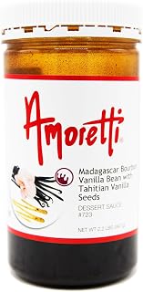 Amoretti Madagascar Bourbon Vanilla Bean with Tahitian Vanilla Seeds Compound 2.2 lbs - Natural Flavors, Shelf Stable Even After Opening, TTB Approved, Use In Baking Applications & Beverages