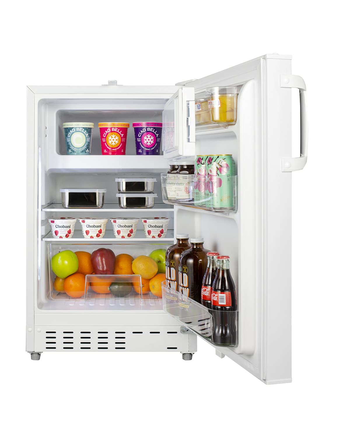 Summit 20" Built-in Refrigerator Freezer White by Summit Appliance – 20", 2.68 cubic_feet, White, Model ALRF48
