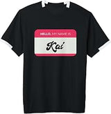 Hello, My Name is Kai - Funny Kai Name Adult & Youth Soccer Jersey