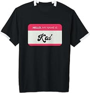 Hello, My Name is Kai - Funny Kai Name Adult & Youth Soccer Jersey