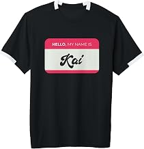 Hello, My Name is Kai - Funny Kai Name Adult & Youth Soccer Jersey