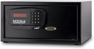 Mesa Safe Hotel Safe, 1.2 cu. ft, Black, 35 lb. (MHRC916E-BLK)