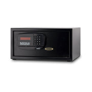 Mesa Safe Hotel Safe by Mesa Safe Co. – 1.2 cu. ft., 1.2 cubic_feet, 15 ga. Steel, Black, Model MHRC916E-BLK
