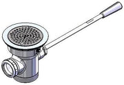 T&S Brass B-3972 Waste Drain Valve, Lever Handle, 3-1/2-Inch X 2-Inch