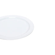 Nustone white melamine dinnerware collection 10.25 inch by Thunder Group – Large, Melamine, White, Model NS110WC