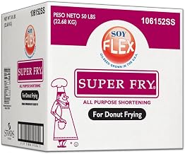 Super Fry Soy Flex Donut Fry Shortening, 50 Pound -- 1 each.