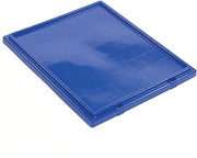 Lid for Stack And Nest Shipping Containers SNT225, SNT230, Blue, Lot of 3