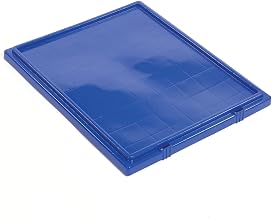 Lid for Stack And Nest Shipping Containers SNT225, SNT230, Blue, Lot of 3