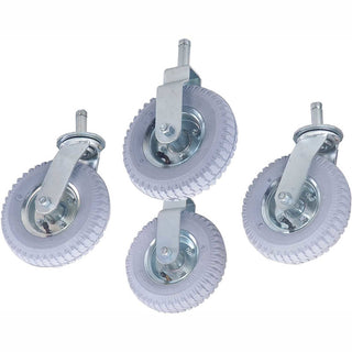 8" (2) Rigid by Nexel – Rubber & Steel, Gray, Model 798814