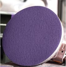 US Chemical & Plastics USC-991411 6 in. 220 Grit Purple Premium Hook & Loop Discs, Purple