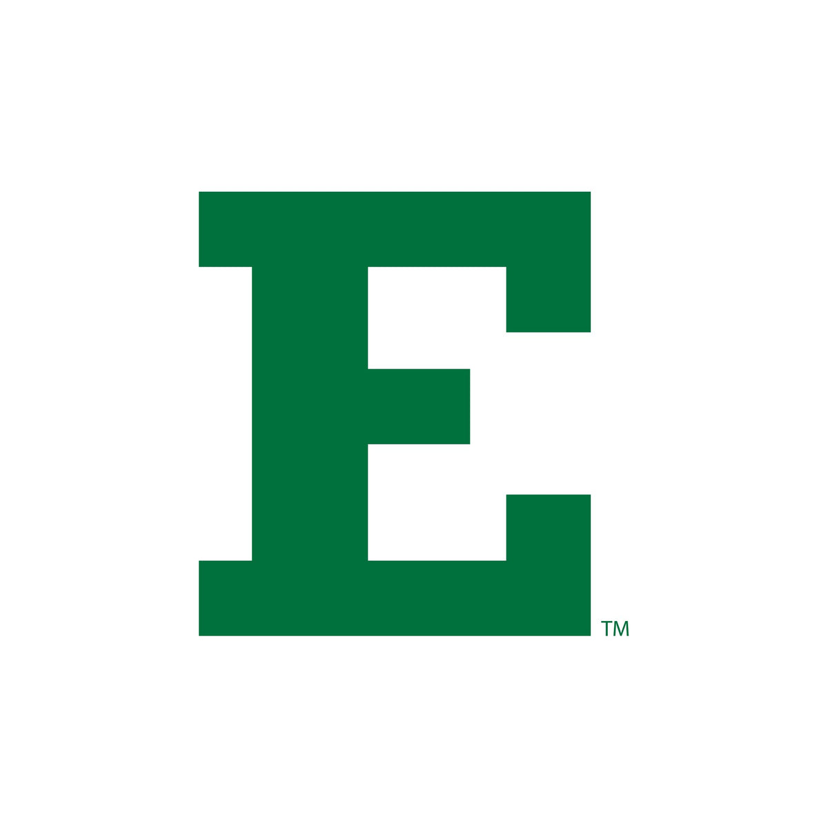 EMU Primary Logo LC Polo - LG - White by Underground Printing – Large, Cotton, Eastern Michigan Eagles White, Model 20001061660