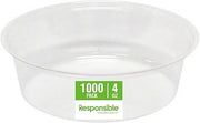 Responsible Products 4 oz Portion Cup fits 9-24 oz Clear Cold Cup, Certified Compostable and Made from 100% American Biobased Materials (1000 Count)