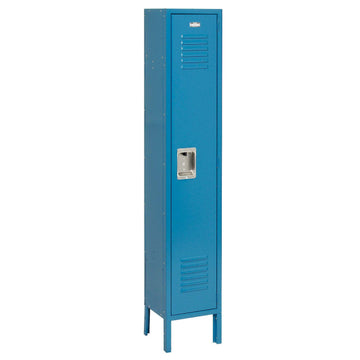 Single Tier Locker by Global Industrial – Steel, Blue, Model 254111BL
