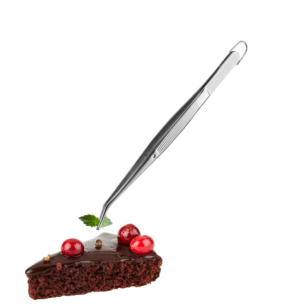 Kitchen Tweezers PRECISO 6 inch by GEFU – 14 x 1 x 1 cm, Stainless Steel, Silver, Model 11930
