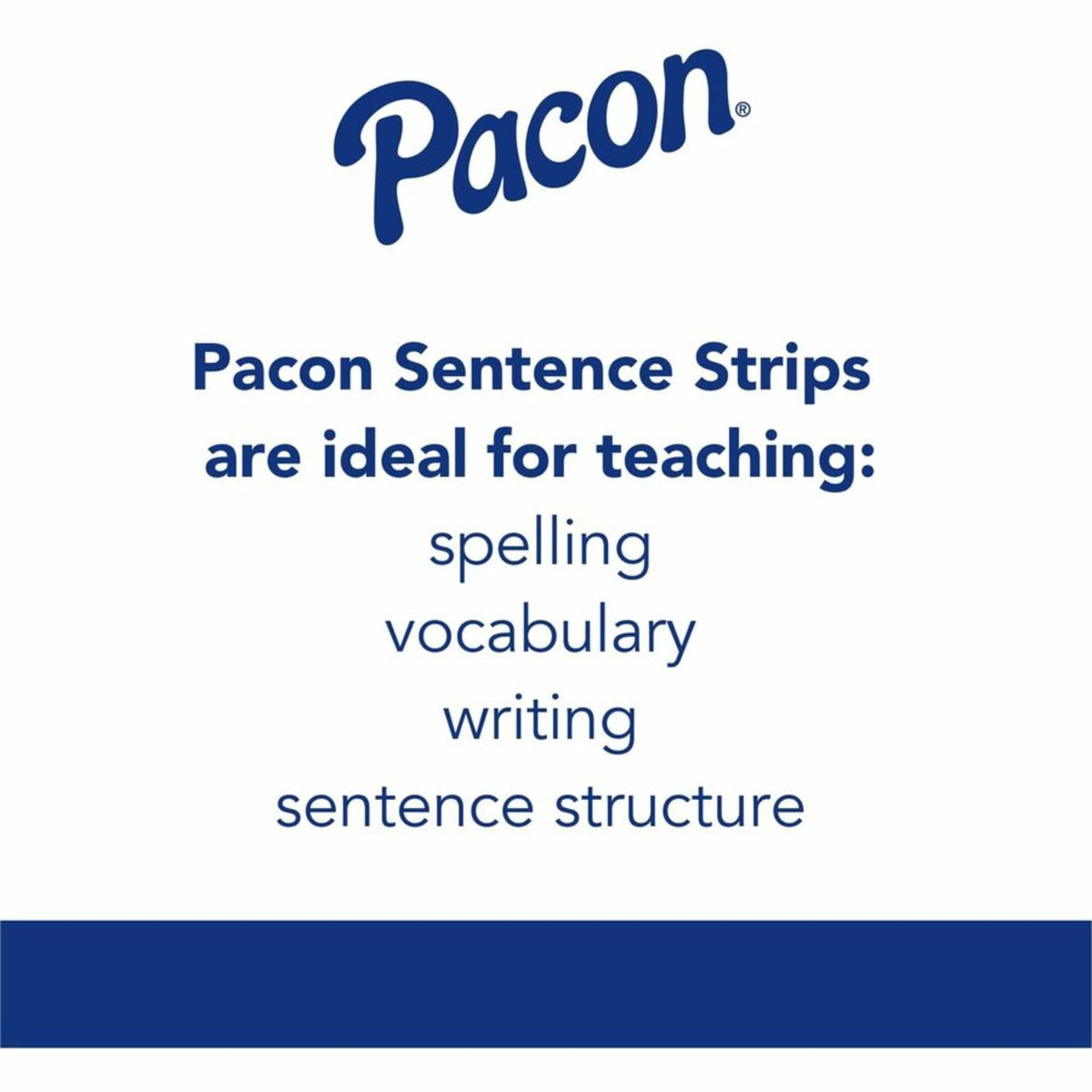 ® Peacock® Super-Bright Sentence Strips by Pacon – True, Tagboard, Assorted Colors, Pack of 100, Model P1733
