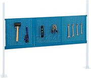 Global Industrial 18" W and 36" W Pegboard Mounting Kit for 60" W Workbench -Blue