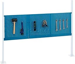 Global Industrial 18" W and 36" W Pegboard Mounting Kit for 60" W Workbench -Blue