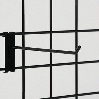 10"L - Black Grid Wall Hook by Retail Resource – Model GH10B