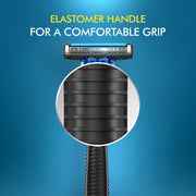 Guard 3 Single Razor with 8 Blades Pack by Gillette – Grey1.7, Pack of 5, Model 82325856