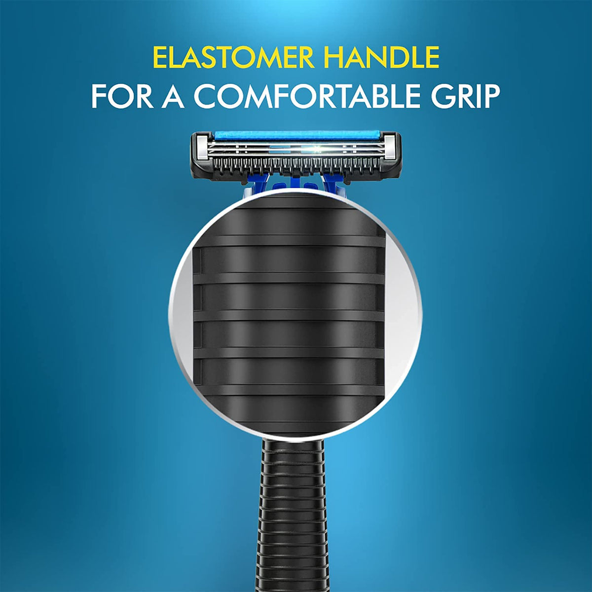 Guard 3 Single Razor with 8 Blades Pack by Gillette – Grey1.7, Pack of 5, Model 82325856