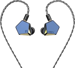 HiBy x FAUDIO Project Ace HiFi IEMs 12mm Mg-Alloy & Be-Plated Dynamic in-Ear Headphones Wired 3.5mm+4.4mm Plugs