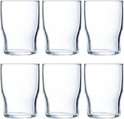 Arcoroc Set of 6 Campus glass glasses 18 cl | Clear, Glass, Low Format, Gloss Finish, 6 Pieces