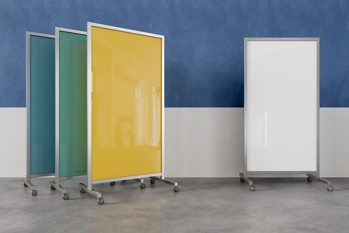 Ghent Denim / 75" H x 38" W / Modern Dry Erase Boards