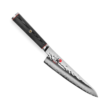 Mizu SG2 5.5" Prep Knife by MIYABI – 5.5", Premium SG2 Micro-Carbide Stainless Steel, Black & Stainless Steel, Model 1012476