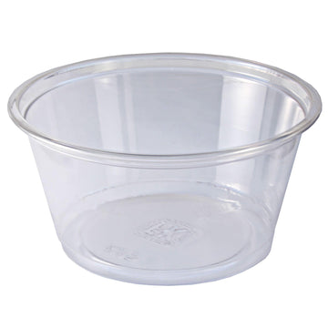 Alur 5 Ounce Plastic Deli Container - 1000 / CS by Fabri-Kal – 5 ounces, Polyethylene, Clear, Pack of 1000, Model 9501008
