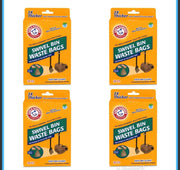 Swivel Bin Waste Bags 80ct (4 x 20ct) by ARM & HAMMER – 1 Count (Pack of 80), Plastic, White, Pack of 80, Model 4334810436