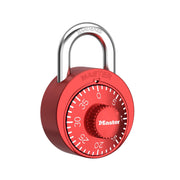 Combination Padlock by Master Lock – 1 Pack, Metal, Red, Model 1530REDEC