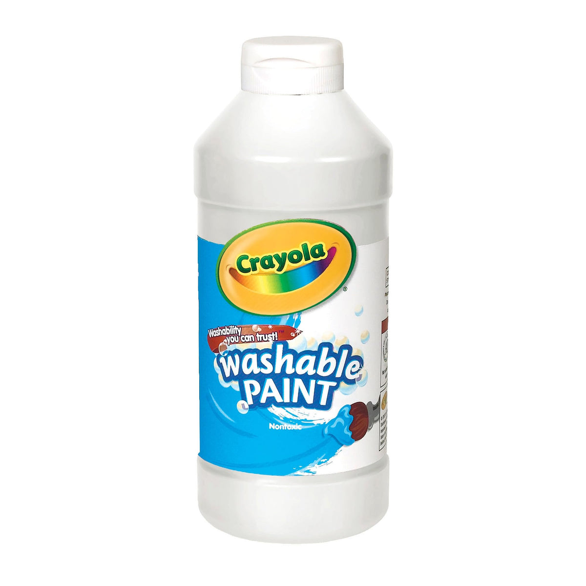 Crayola White / 1 / 16 Fl Oz (Pack of 1) Tempera & Poster Paint