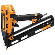 2.5-in X 15-Gauge Clip Head Finishing Pneumatic Nail Gun by Bostitch – One Size, Blend, Yellow, Model BTFP72156