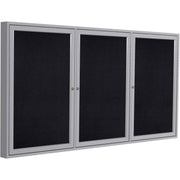 Ghent 2.3" x 72" / Black / Industrial Message Boards & Signs
