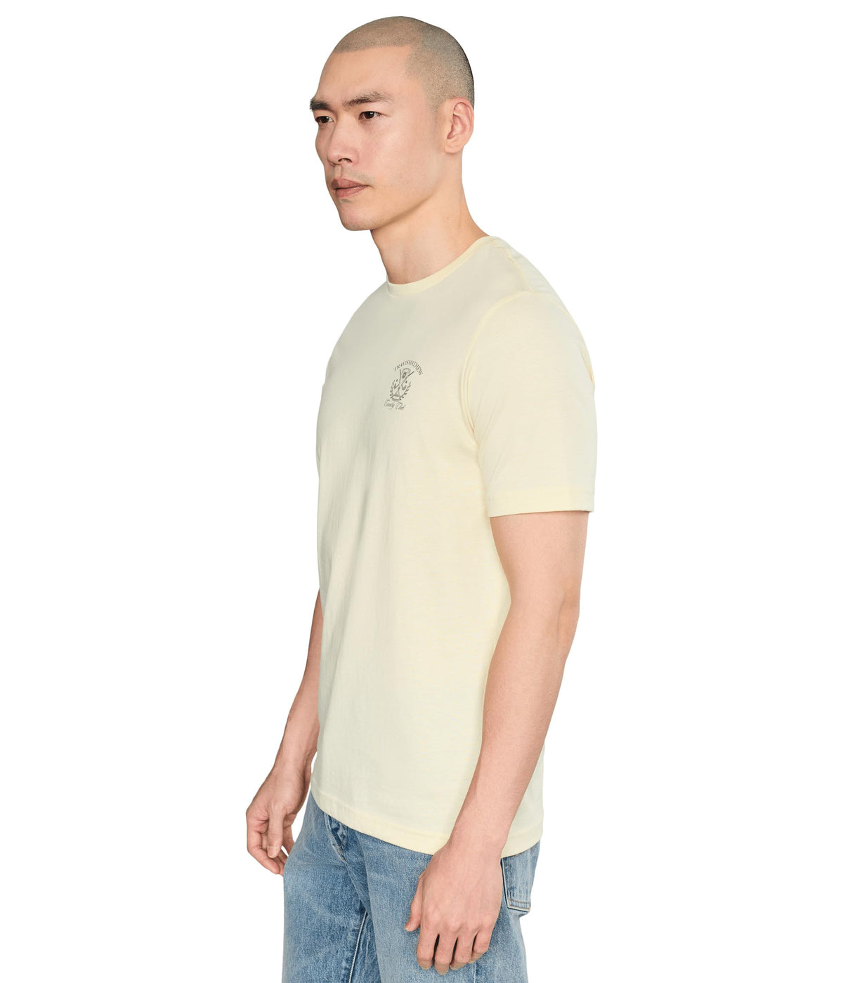 Men's Country Club Tee by TravisMathew – Medium, Cotton, Pear Sorbet, Model A46216
