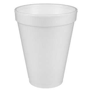 Drink 12J12 Foam Cups by DART – 25 Count (Pack of 40), 12.0 ounces, FOAM, White, Pack of 40