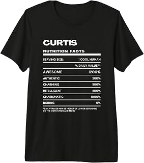 Curtis Nutrition Facts Name Premium Tri-Blend T-Shirt