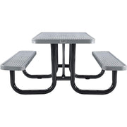 Global Industrial Grey / 72 inches x 62 inches x 29.5 inches / Industrial Picnic Tables