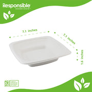Responsible Products 16 oz (50 Count) / Classic White / Casual Bowls