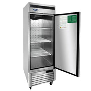 USA Refrigerator by Atosa – 27-Inch, 19.1 cubic_feet, Stainless Steel, Silver, Model MBF8505GR