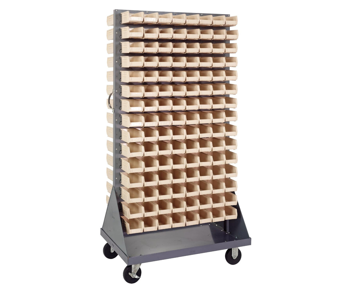 QUANTUM STORAGE SYSTEMS Ivory / 7-3/8" x 4-1/8" x 3" (Bin Size) / 1 Storage Racks