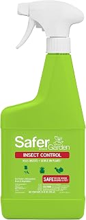 Safer Brand Garden Insect Control and Killer Spray – Kills Aphids Beetles, Boxelder Bugs, Caterpillars, Earwigs, Spider Mites, Stink Bugs & More – Natural Oils Gentle on Plants, SG5110 – 24 fl oz