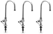 T&S Brass B-0305 Deck Mount Single Pantry Faucet with Rigid Gooseneck and Stream Regulator (Pack of 3)